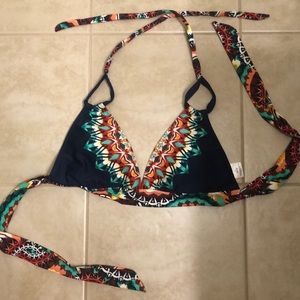 Mossimo pattered bikini top